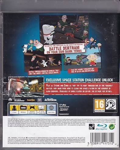 Family Guy Back to the Multiverse - PS3 (B Grade) (Genbrug)